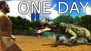 I HAVE ONE DAY TO TAME A SARCO IN ARK!