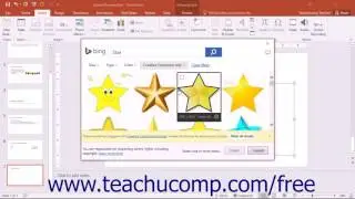 PowerPoint 2016 Tutorial Inserting Online Pictures Microsoft Training