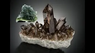 Moldavite & Smoky Quartz