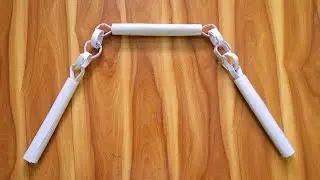 Making Nunchucks Out of Waste Paper