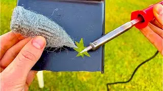 Plastic Welding Method with steel wool. Easy way to repair broken plastics!