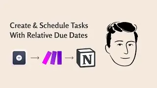 Automatically Create & Schedule Tasks With Relative Due Dates In Notion