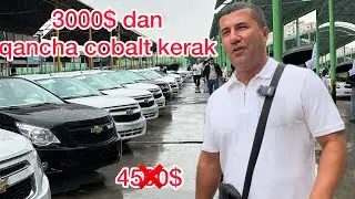 ShAVKAT AKADAN YANGI COBALTLAR sergeli moshina BOZORI 2023