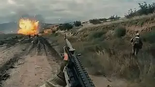 Azerbaijani Soldiers Assault Armenian Trenches in Nagorno-Karabakh  Captured On Helmet Cam
