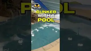 This BUNKER has an underground SWIMMING POOL!