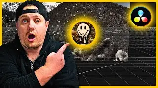 How to Add 2D Elements to 3D Scenes | Davinci Resolve Fusion Tutorial