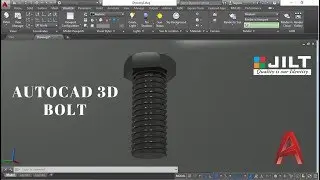 AutoCAD 3D Modeling | Design 7 | Bolt