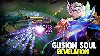 Finally Gusion Soul Revelation!! Best And Smooth Skin Ever / Gusion Gameplay- Mlbb
