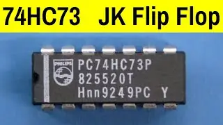 7473 JK Flip flop IC 74HC73 Practical