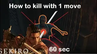 SEKIRO EASY GUIDE - How To Beat Jinsuke Saze with ONE move!