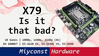 🇬🇧 E5-2620 V3, E5-2630L V3, E5-2690 – the cheapest Xeon | 18 Games, RX 6800XT, 1080p, 1440p, 4k