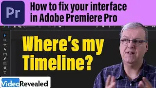 How to fix your interface in Adobe Premiere Pro