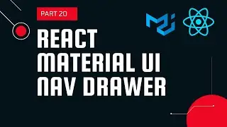 React material UI tutorial 20: Navigation Drawer component || Material UI tutorial