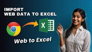 Import web data to excel | Excel tutorial