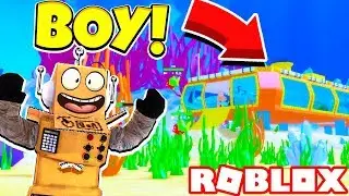 СИМУЛЯТОР ПОДВОДНОГО ГОРОДА! ПОСТРОИЛ САМЫЙ КРУТОЙ АКВАРИУМ ПОД ВОДОЙ ! Roblox Simulator