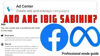 AD CENTER IN PROFESSIONAL DASHBOARD | FACEBOOK AD CENTER PROFESSIONAL MODE GUIDE FOR BEGGINERS