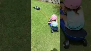 HUGE RC Car Pulls Kids on Toy! 😂