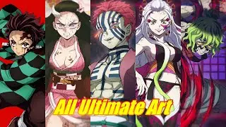 Demon Slayer Hinokami Chronicles - All Ultimate Art (All New DLC) | Kimetsu No Yaiba