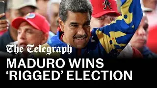 Venezuela’s Nicolás Maduro narrowly wins 'rigged' election
