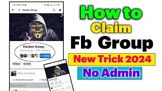 How to Claim Facebook group without admin (2024) Become admin of any Facebook group New Trick 2024