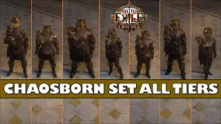 Path Of Exile 3.21 - Chaosborn Set - All Tiers - Each Class