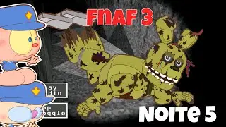 Mongo e Drongo em FNAF 3 - Five Nights at Freddy's 3 - Noite 5 - desenho animado paródia de FNAF 3