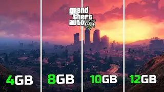 GTA 5 | 4GB vs 8GB vs 10GB vs 12GB RAM Comparison