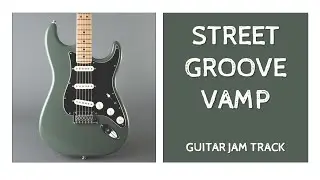 Street Groove Vamp Guitar Backing Track in G# Minor