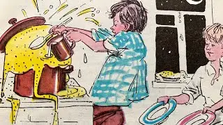 Аудиосказка МИШКИНА КАША, Н.Носов, читаем вслух рассказы для детей Весёлая семейка