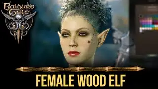 Baldurs Gate 3 Character Creation - Female Wood Elf Beauty