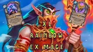 Добываем Кастуем ОТКашим | Xl Rainbow Ex Mage | Hearthstone - Битва В Бесплодных Землях
