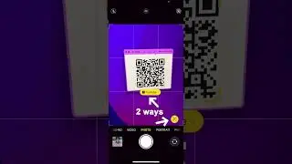 How to scan QR Code on iPhone without app?
