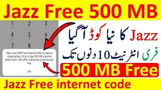 jazz free mb code 2022 | Jazz Free Internet | jazz free internet code |