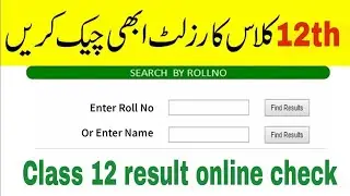 12th Class results check 2024 | How to check results of all Punjab board | check results online 2024