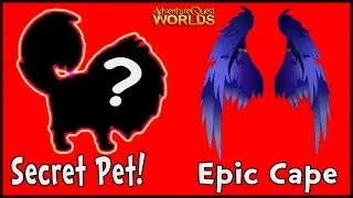 Secret Pet and Epic Cape AQW