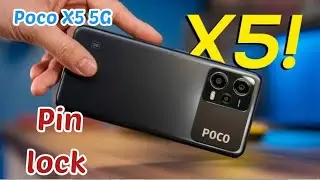 How To Set Pin Lock In Poco X5 5G,Poco X5 5G, Mein Pin  Block Kaise Lagaen,Pin Setting,