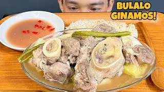 Karne ng Baka at Ginamos Mukbang Asmr | Bulalo Filipino Food Mukbang Philippines