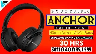 Boult Audio ProBass Anchor | Headphone | Launched⚡40mm Driver ! Extra Bass ! ANC⚡Features !Price🔥🔥🔥