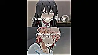 Yukino vs Yui | Oregairu Ova 