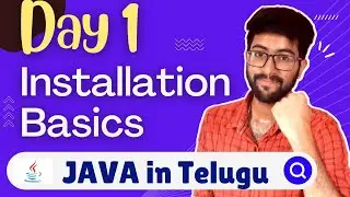 Day 1 : Basics of Programming & JDK Installation | Java Course in Telugu | Vamsi Bhavani