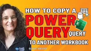 How to Copy a Power Query query from one Excel workbook to another one