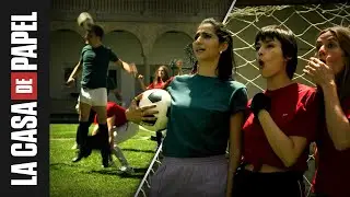 Money Heist Part 4 | The gang plays football | Netflix