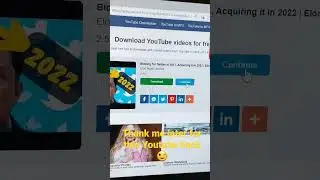 Youtube hack! How to download video from Youtube in 5 seconds