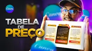 Como Fazer o TABELA DE PREÇO no Canva [Várias Dicas]