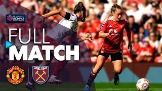 Full Match: Manchester United v West Ham United | Barclays WSL 2024-25