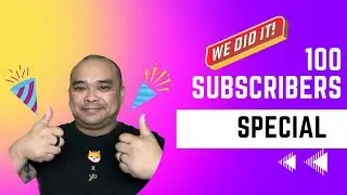 🎉🎉🎉 We did it!  100 Subscribers Goal Reached!  #100subs