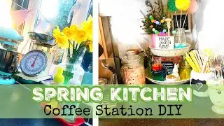 SPRING COFFEE STATION IDEAS | Ikea & Poundland DIY & HACKS | Cute Kitchen Decor