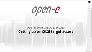 Setting up an iSCSI target access