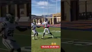 Travis Hunter with the INSANE grab! 🤯 #shorts