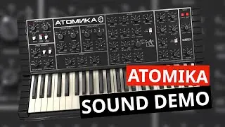 Cherry Audio Atomika Sound Demo (No-Taking) - Polivoks Synthesizer Emulation Plugin